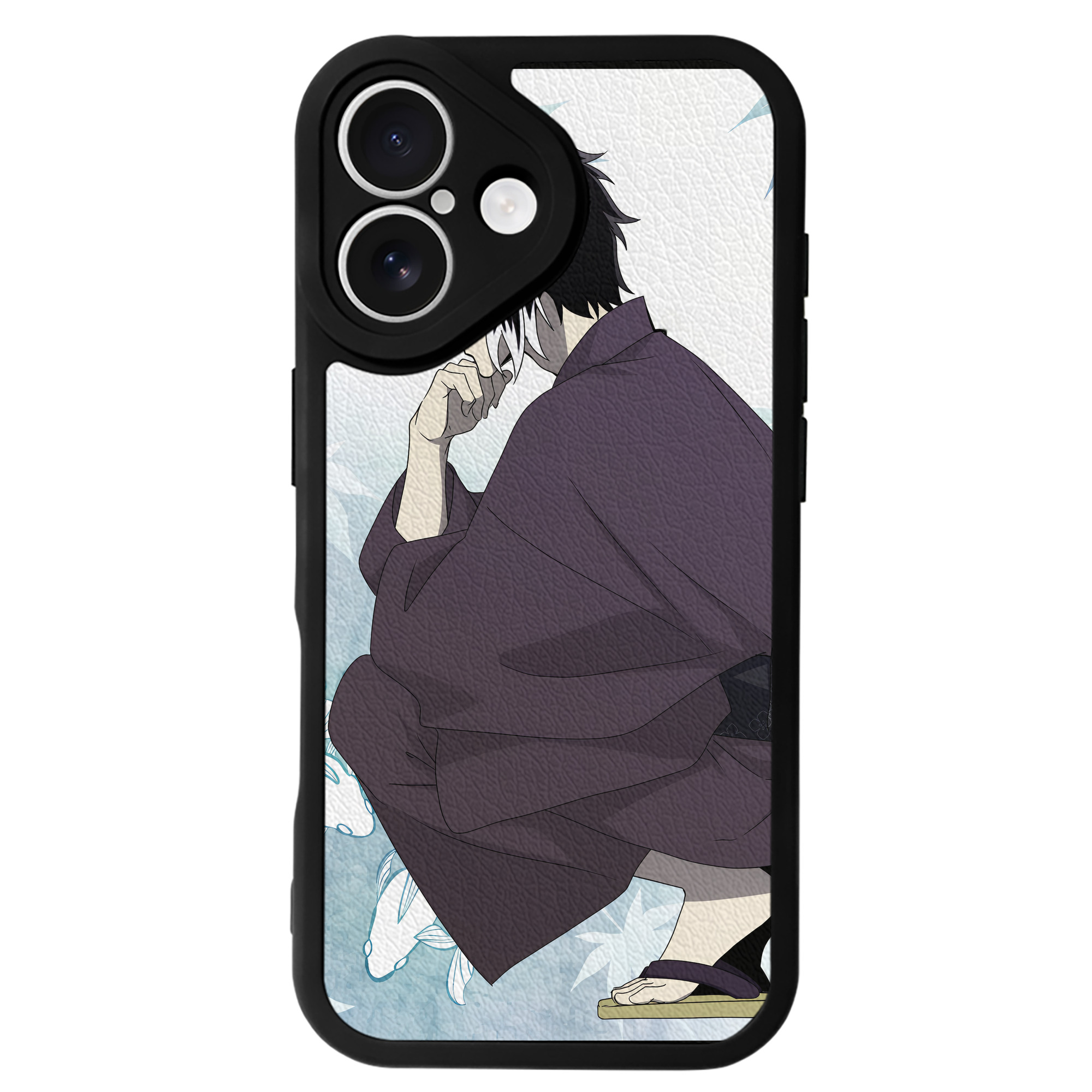 （画像用） 文豪ストレイドッグス Bungo Stray Dogs 【iPhone 16シリーズ対応】シリコンスマホケース（レザー調） 材質：シリコン